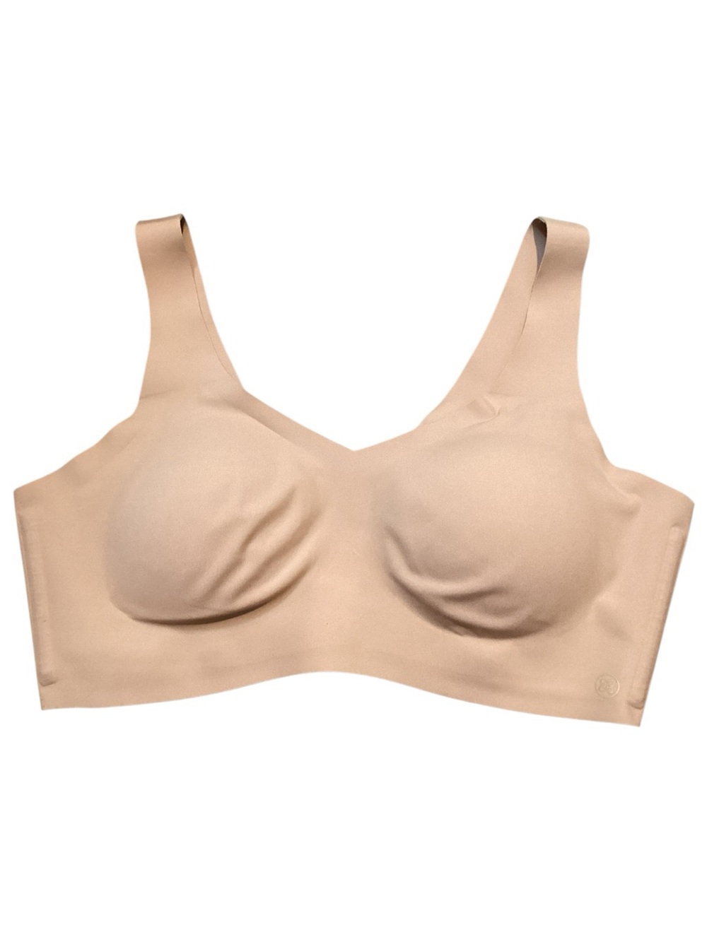 Honeylove LiftWear V Neck Bra Style LWBR0101 Nude Color Medium Wireless Pullover - Picture 2 of 8